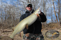 Billy Bernier from the James River in March 2013